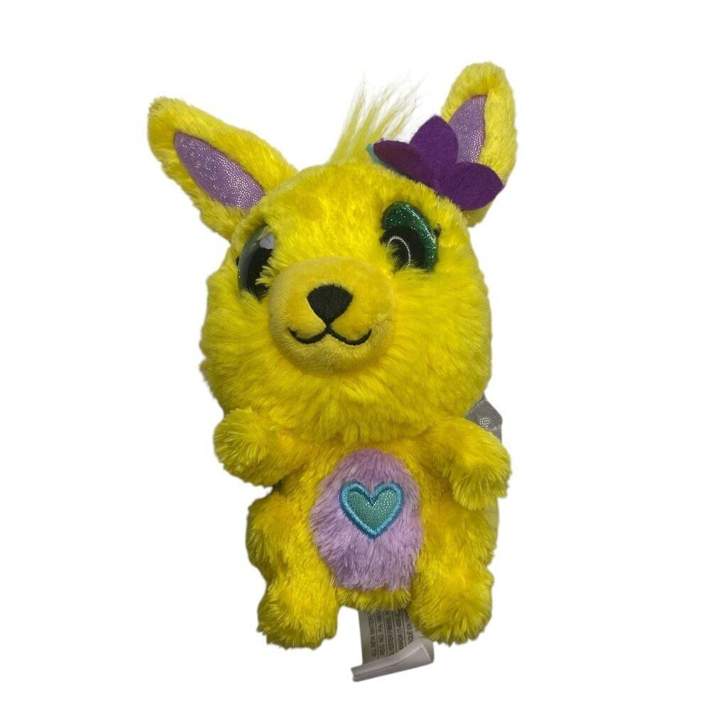 Spin Master Hatchimals Yellow And Purple Bunny 7" Plush Stuffed Animal